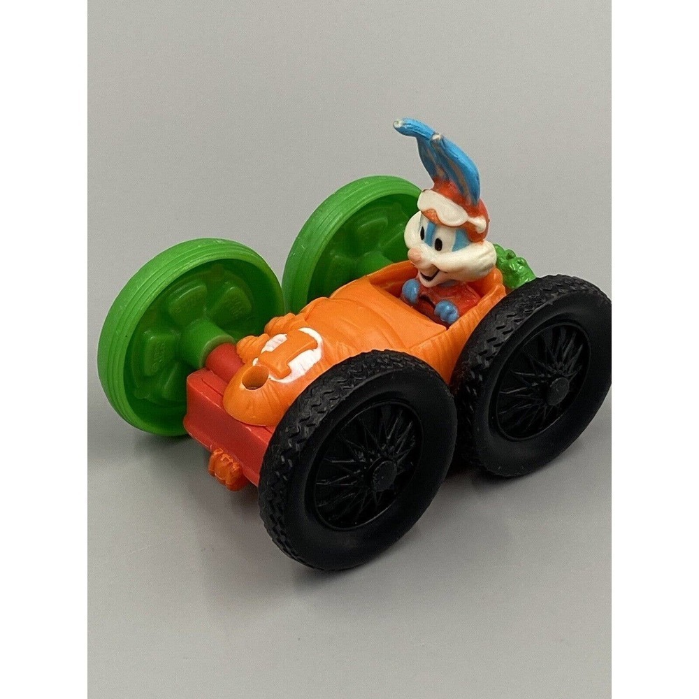 1990 McDonalds Tiny Toon Adventure 3" Flip Car - Buster Bunny & Elmyra Duff